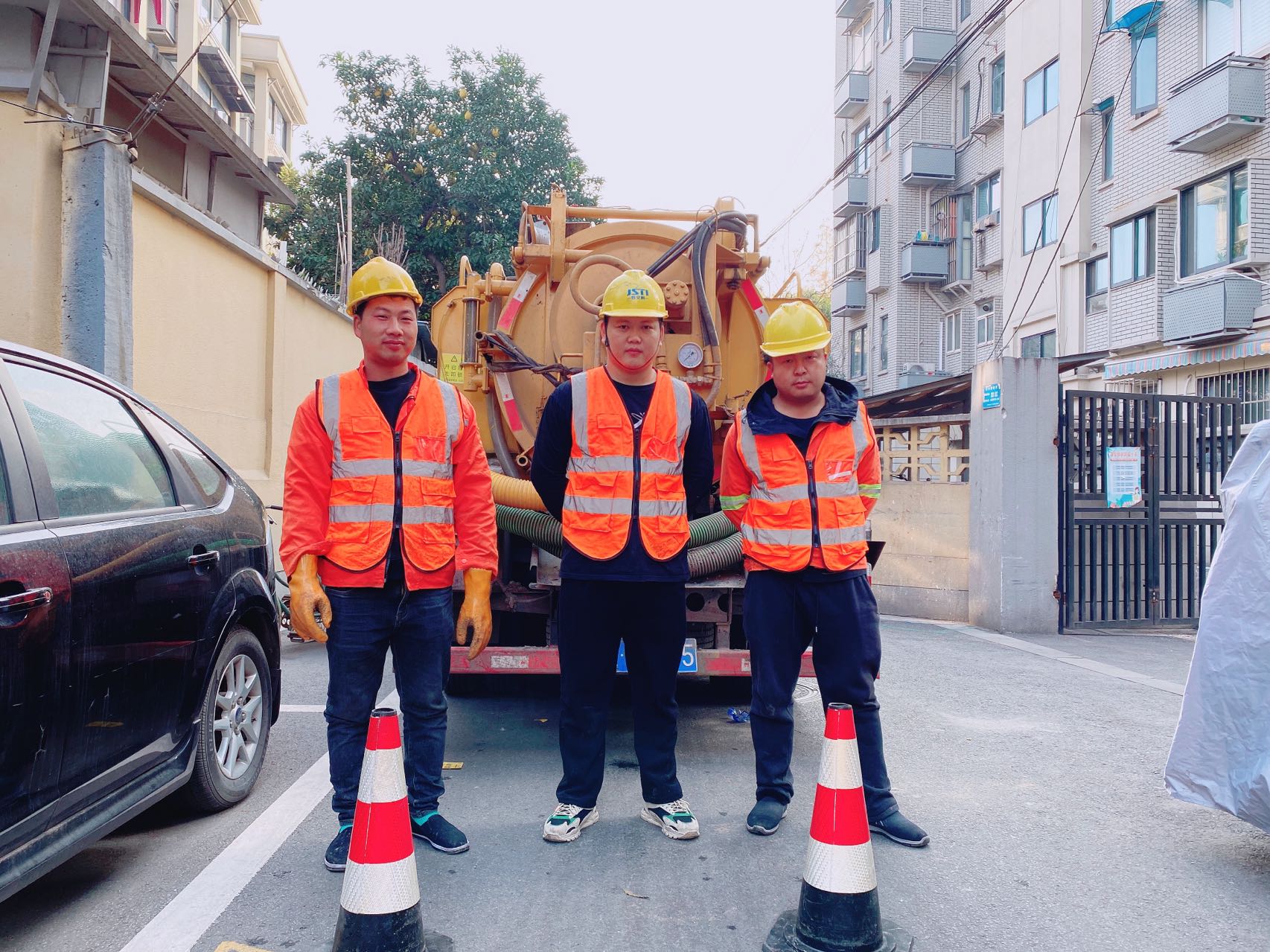 西城南京某小区管道清淤检测施工
